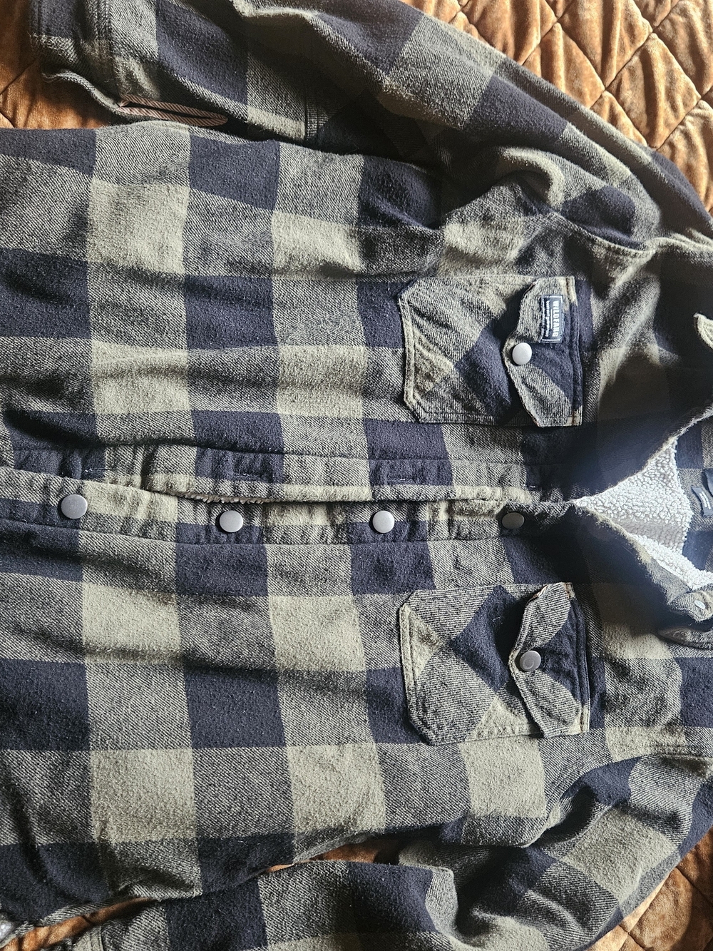 Wildfang Women's Plaid Shirt Jacket Size Medium